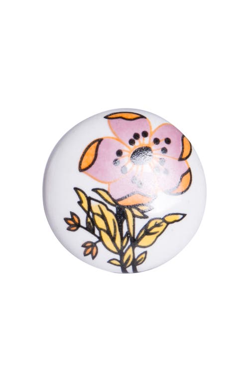 Kinetic 8-pack Knobs In Pink Green Floral