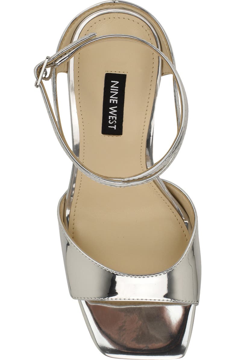 Nine West Devans Sandal, Alternate, color, Silver