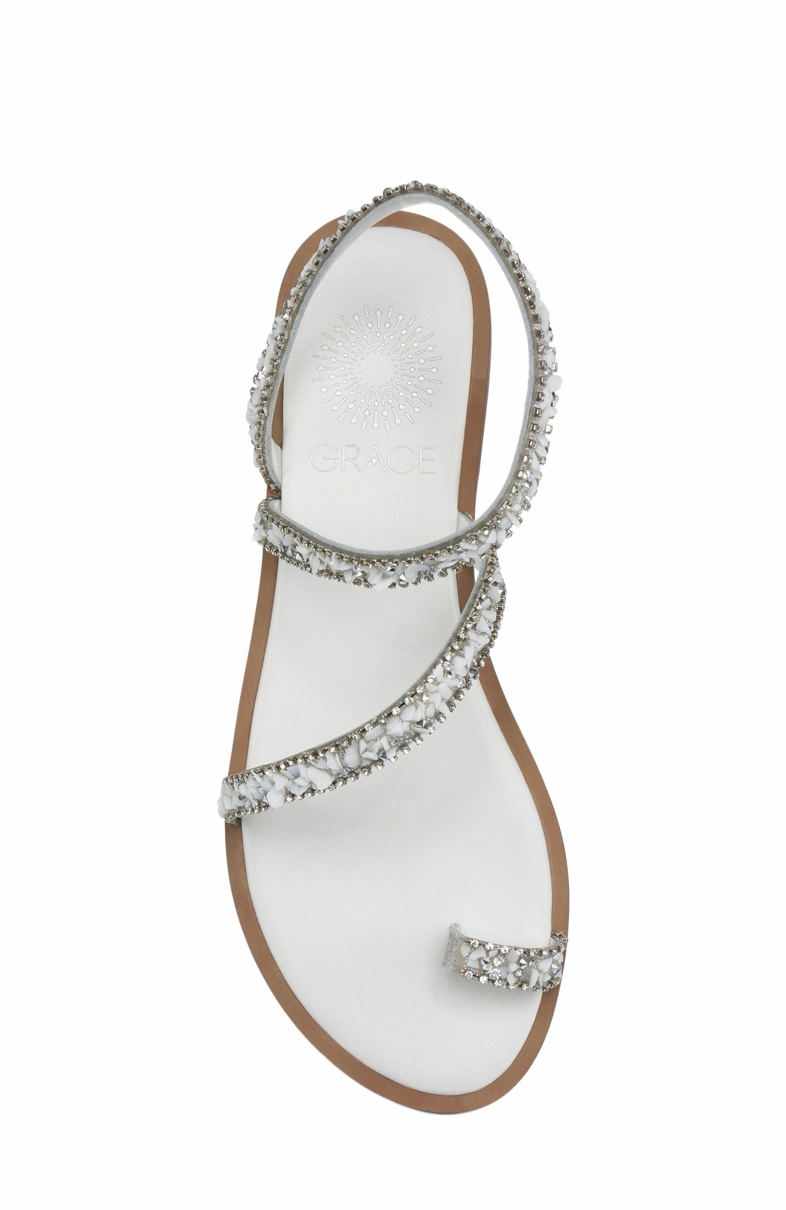 Grace Footwear Positano Sandal, Alternate, color, White