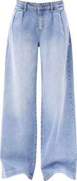 Bayeas Jermey Pleated Baggy Wide Leg Jeans
