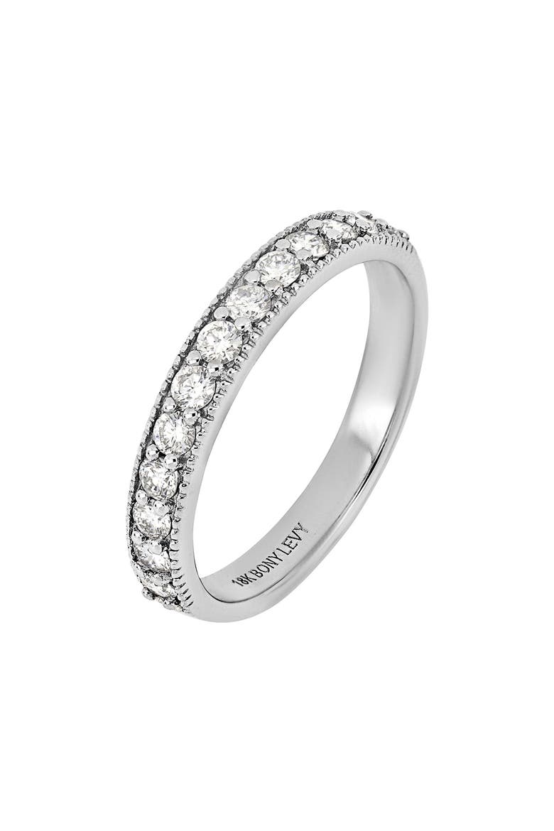 Audrey 18K Gold Diamond Band Ring (Nordstrom Exclusive), Main, color, 14K YELLOW GOLD