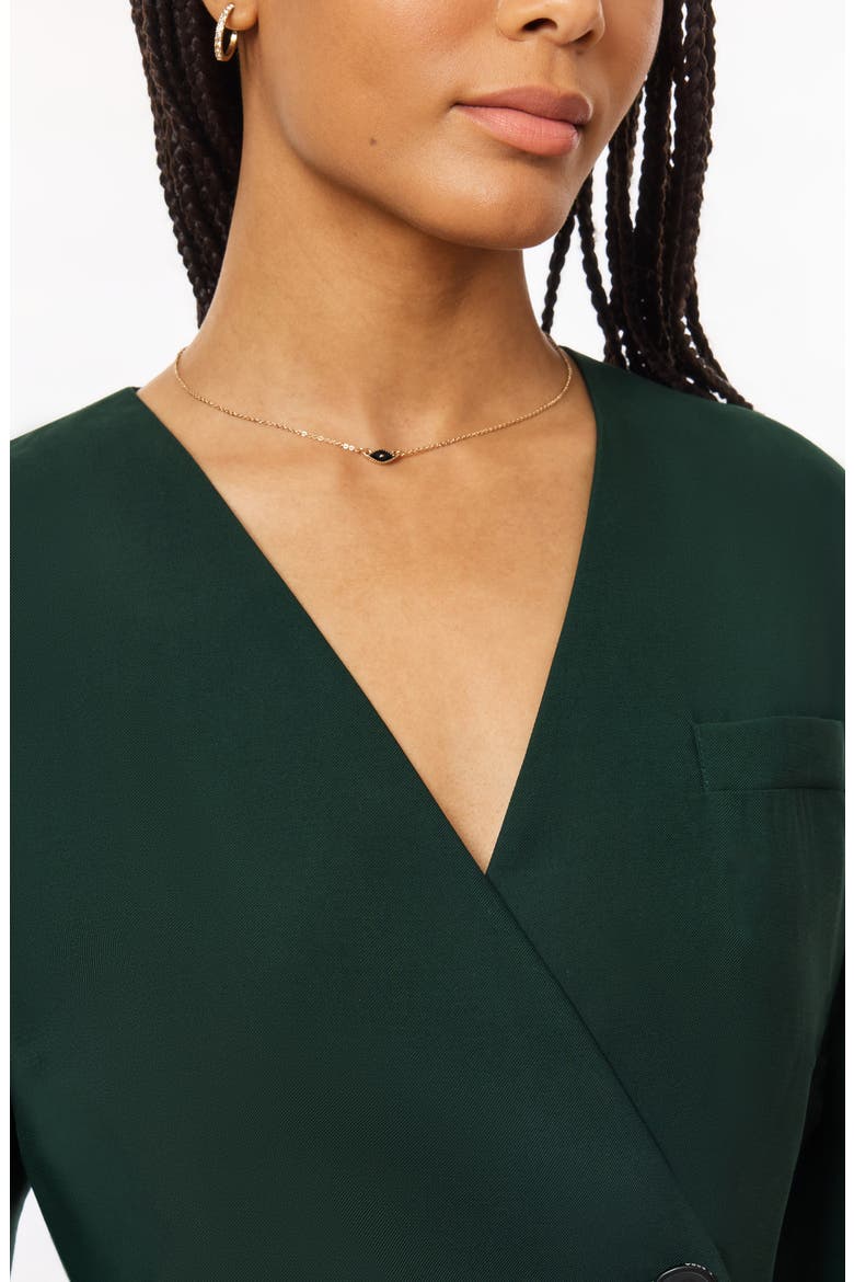 Tie Waist Blazer, Alternate, color, SCARAB