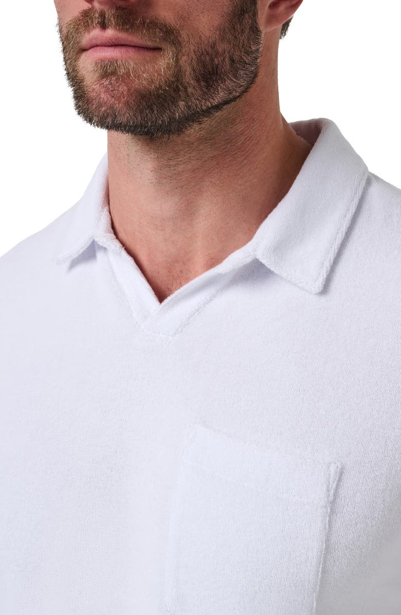 TravisMathew Beach Club Terry Popover Polo, Alternate, color, White