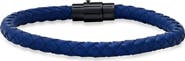 STEELTIME Men's Braided Leather Bracelet