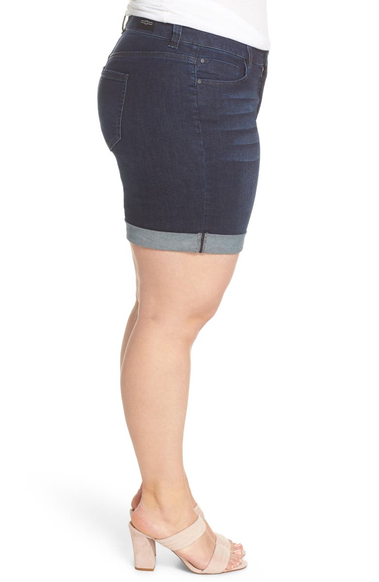 Liverpool Corine Denim Shorts, Alternate, color, 