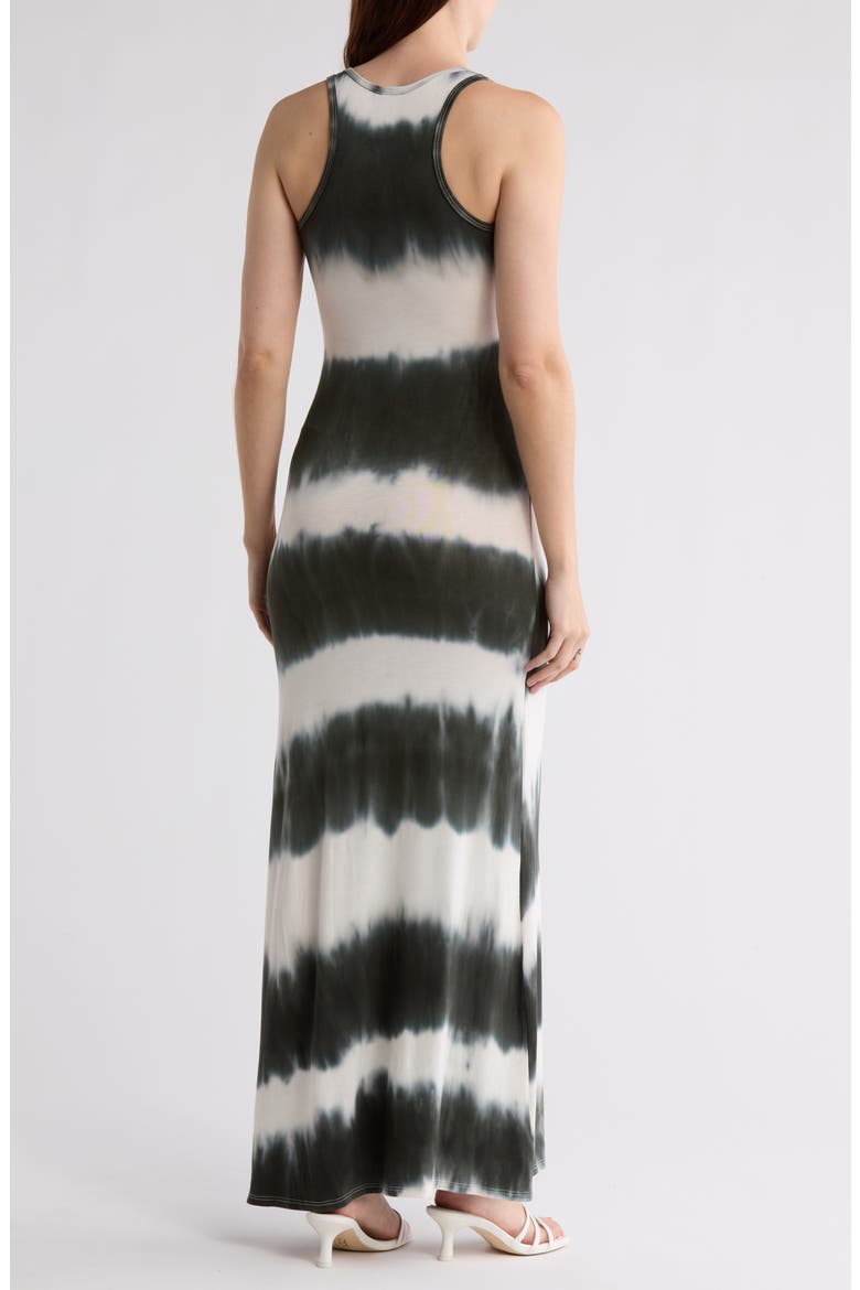 Washed Tank Maxi Dress, Alternate, color, IVORY GREEN SPLOTCH