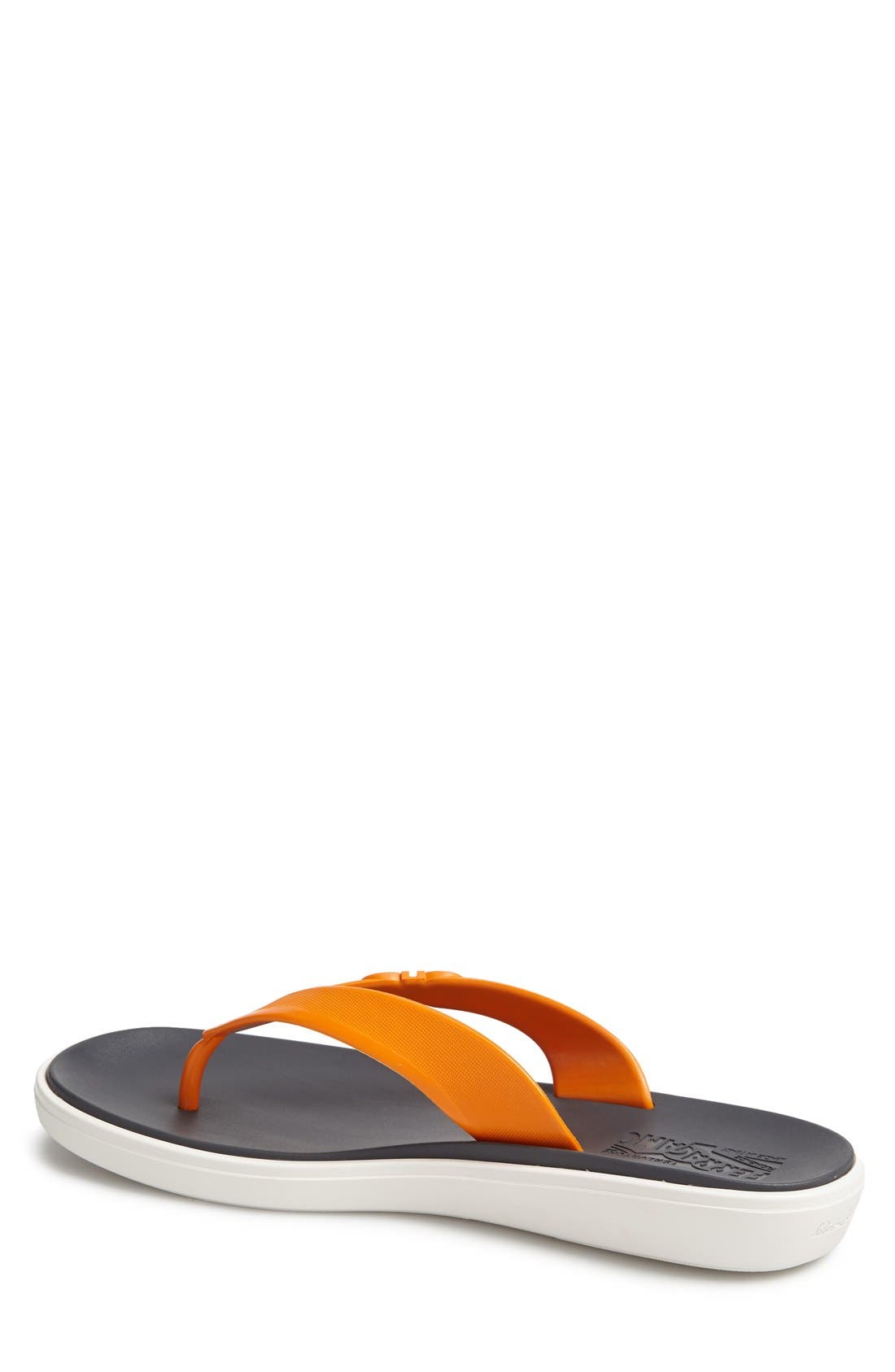 Salvatore Ferragamo 'Nizza' Flip Flop, Alternate, color, CARROT