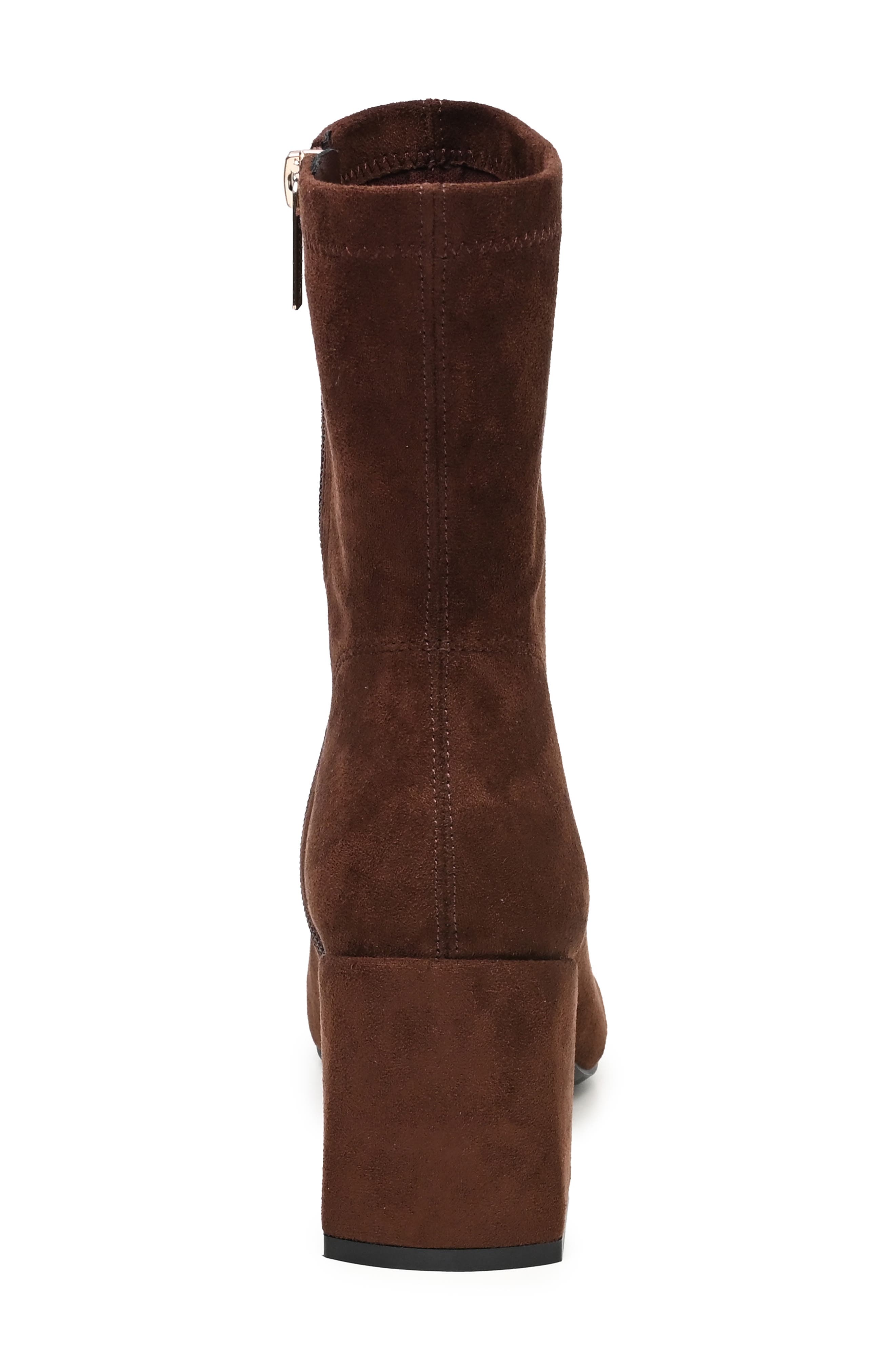 Dolie Bootie, Alternate, color, CHOCOLATE MICRO
