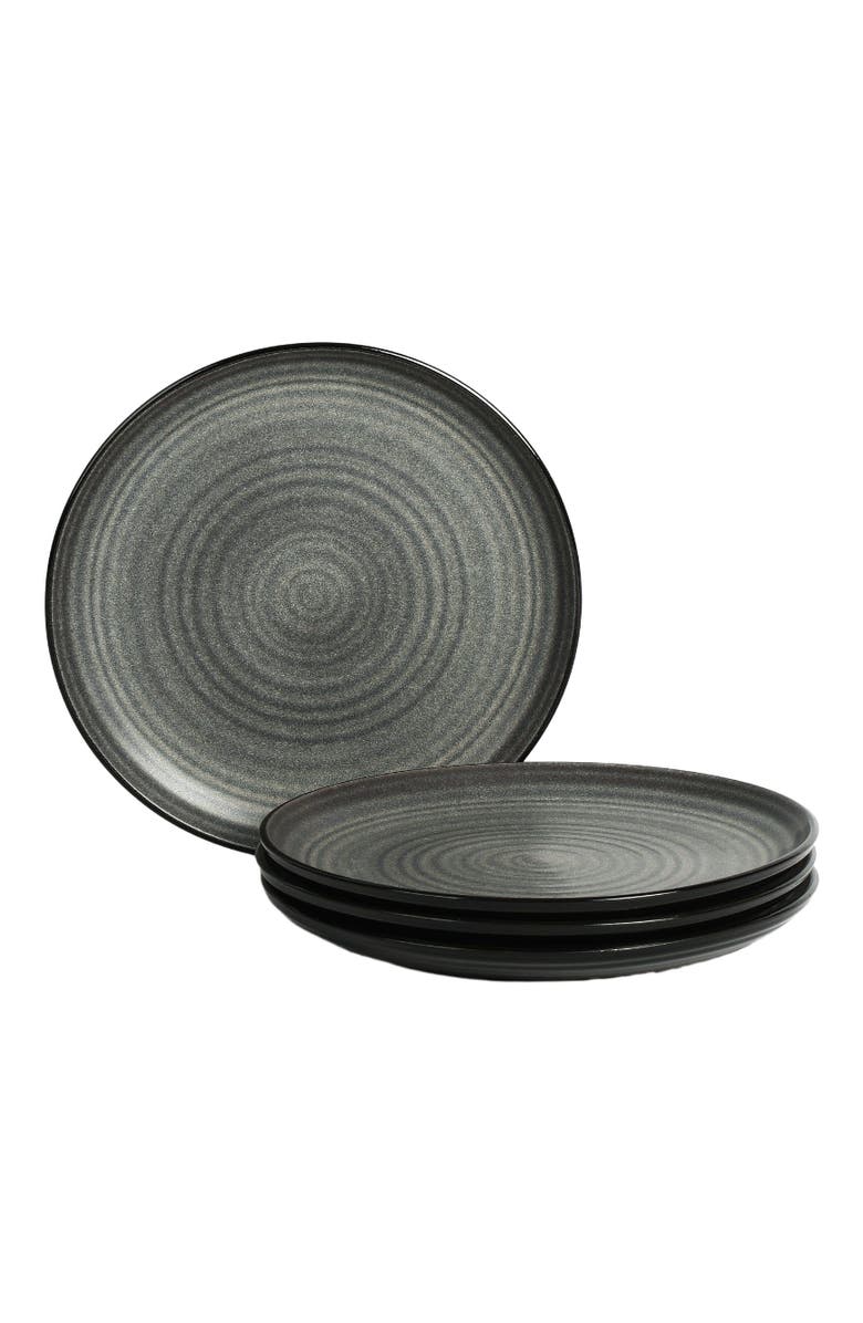 Stone Lain Dua Stoneware 4-Piece Dinner Plate Set, Main, color, 