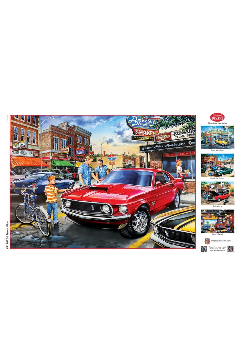 Dave's Diner 1000 Piece Jigsaw Puzzle, Alternate, color, Multicolor