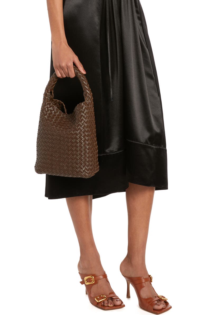 Bottega Veneta Cabat Intrecciato Leather Top Handle Bag, Alternate, color, 2016 Light Brown-Gold