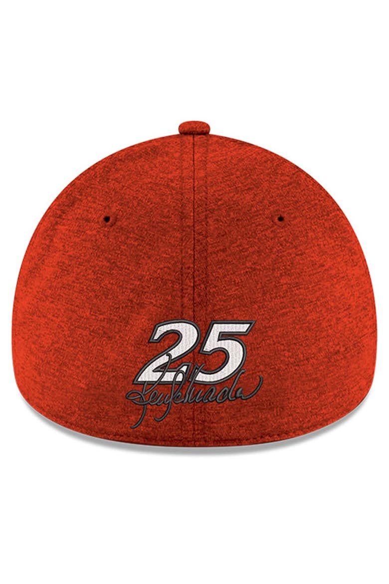 Men's New Era Scarlet Ken Schrader Bud King of Beers 39THIRTY Flex Hat, Alternate, color, Scarlet