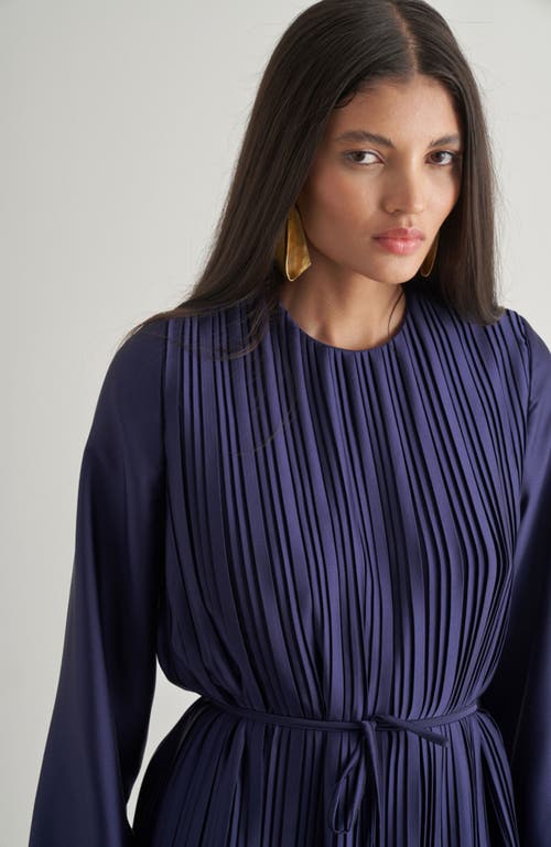 Mizalle Maxi Dress In Blue