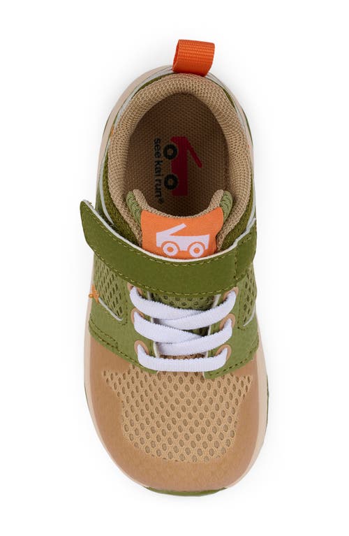 See Kai Run Kids' Viento Sneaker In Olive Green
