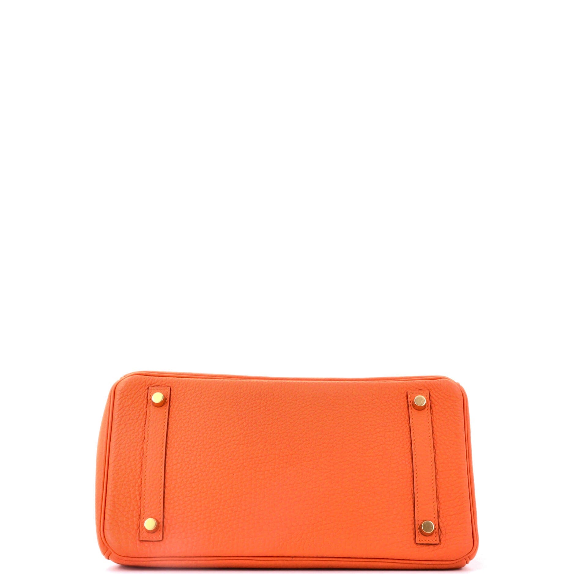 Birkin Handbag Orange Togo with Gold Hardware 30, Alternate, color, Orange