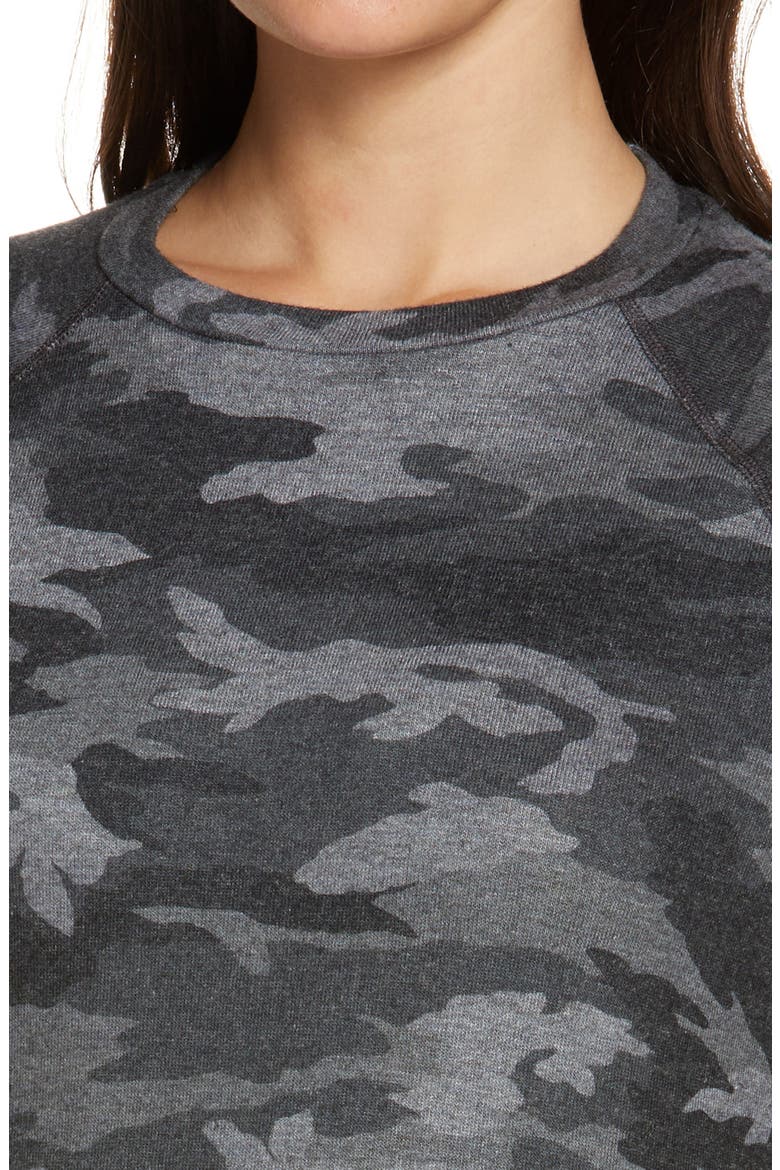 Hacci Raglan Pullover, Alternate, color, DARK GRAY BLACK CAMO
