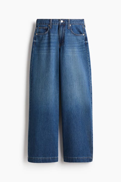 Wide High Jeans