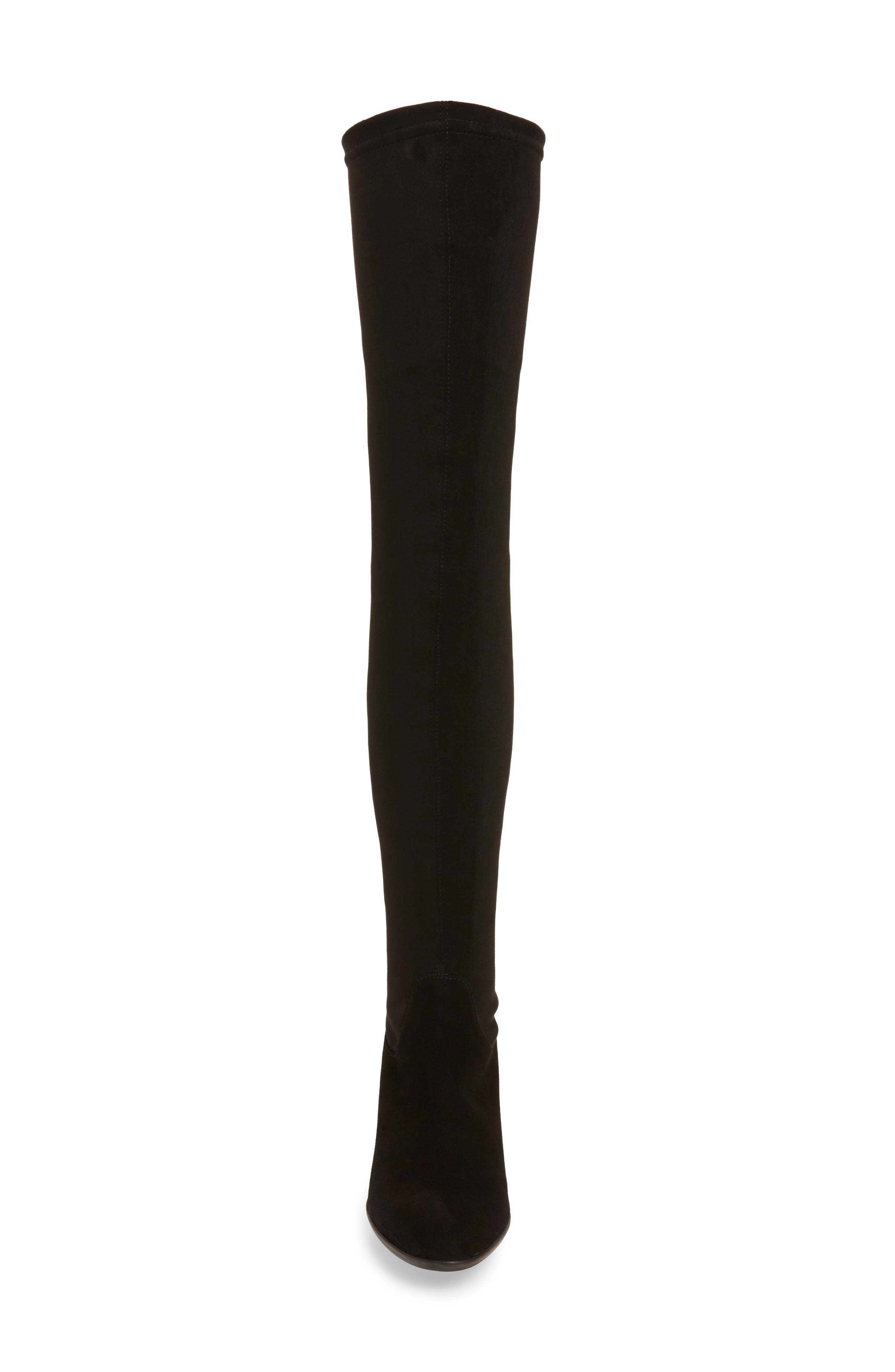 Verve Over the Knee Boot, Alternate, color, BLACK SUEDE