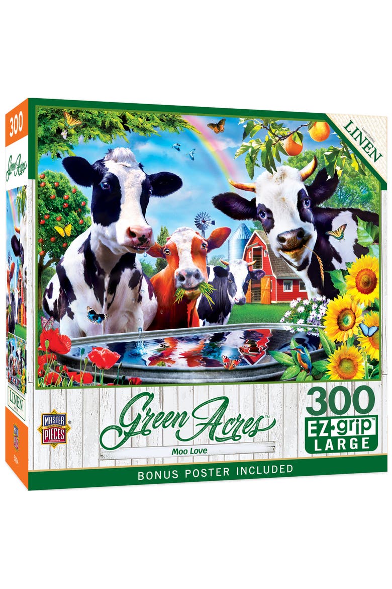 Moo Love 300 Piece Jigsaw Puzzle, Main, color, Multicolor