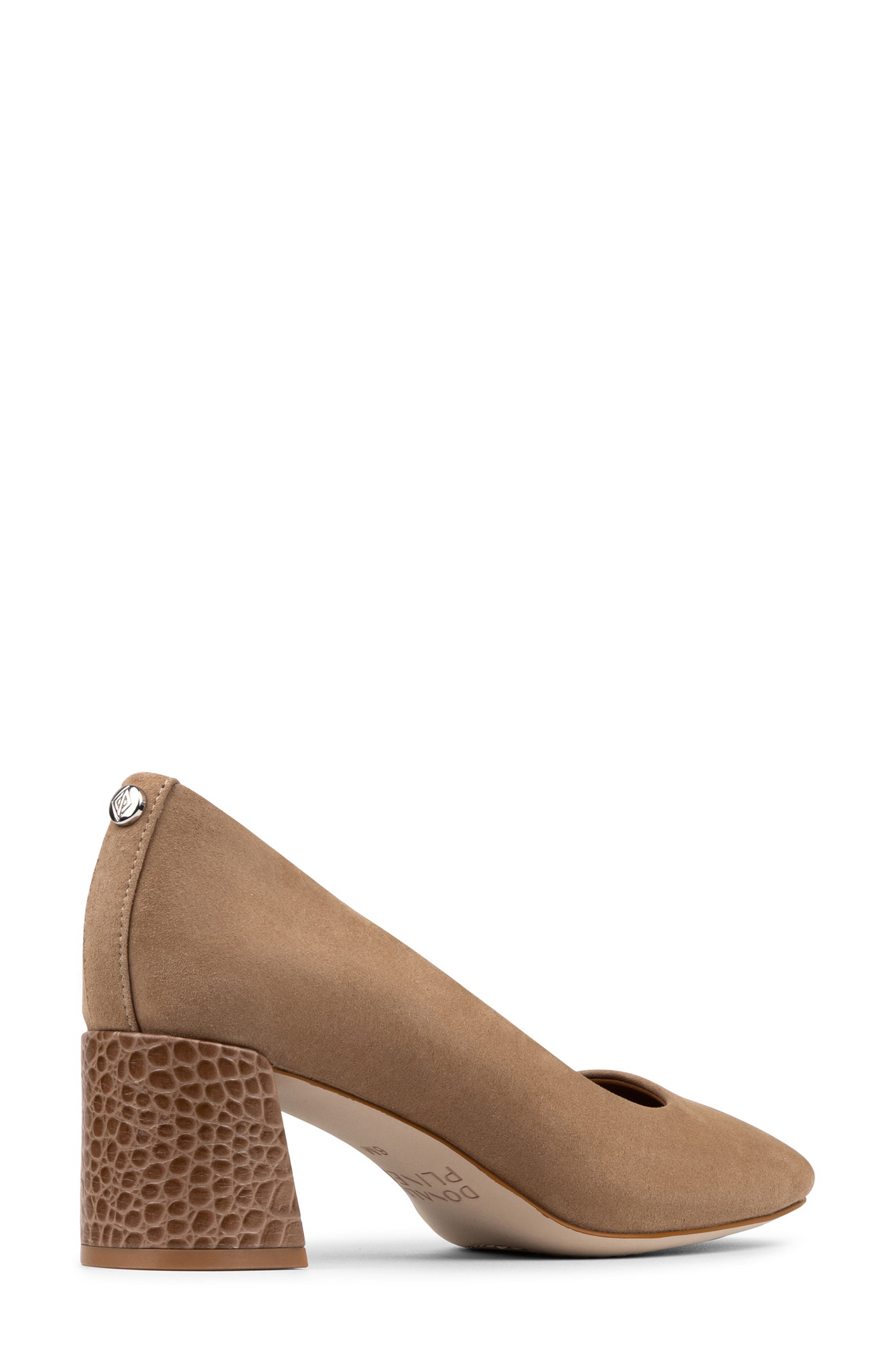 Goodwyn Block Heel Pump, Alternate, color, TOBACCO