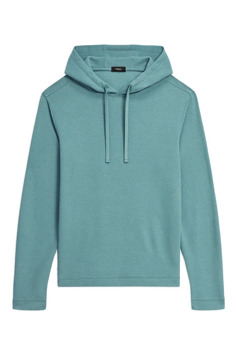 Delroy Studio Textured Hoodie, Alternate, color, DARK FELDSPAR GREEN