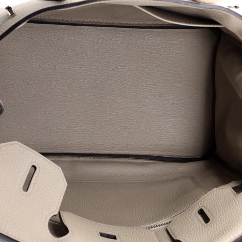 Pre-owned Hermes Hermes Birkin Handbag Grey Togo With Palladium Hardware 30