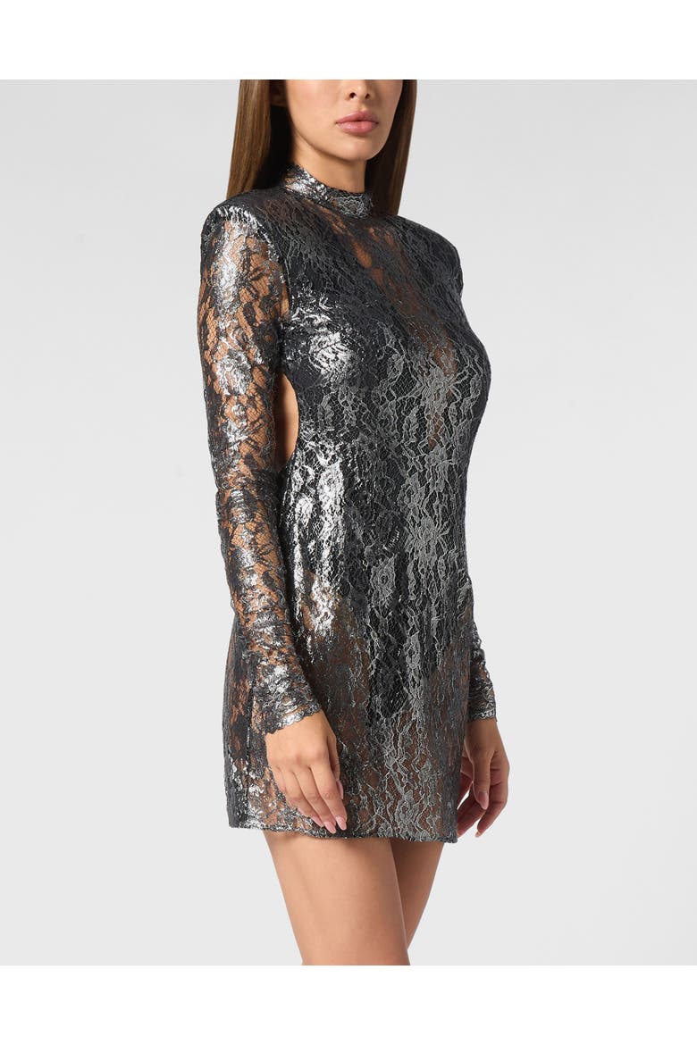 Short Dress Women, Main, color, black