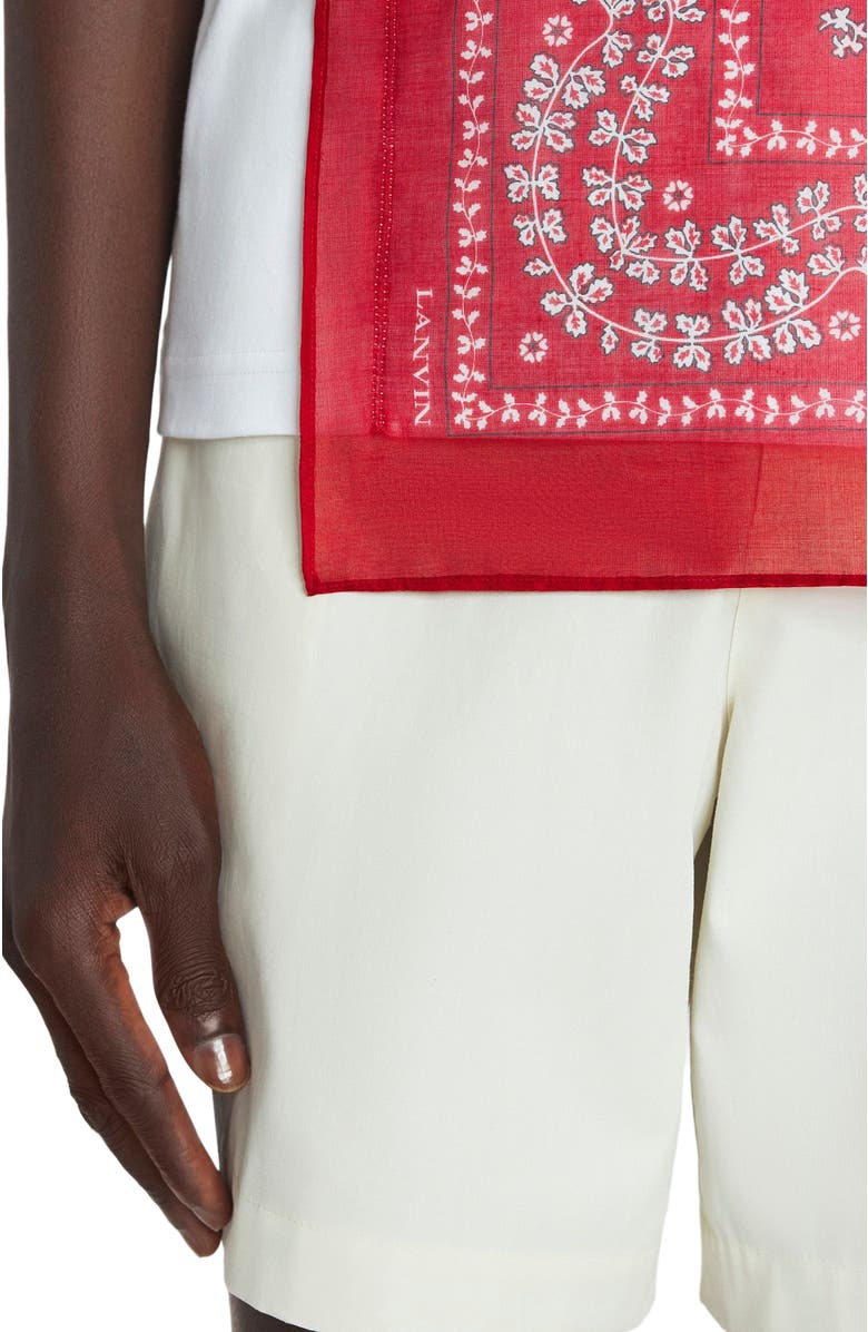 Lanvin BANDANA T-SHIRT, Alternate, color, 