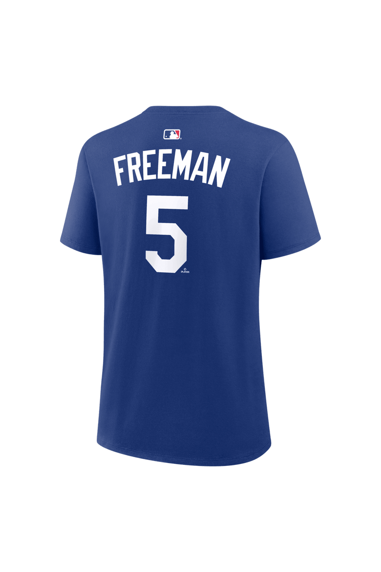 Women's Nike Freddie Freeman Royal Los Angeles Dodgers Name & Number T-Shirt, Alternate, color, Royal