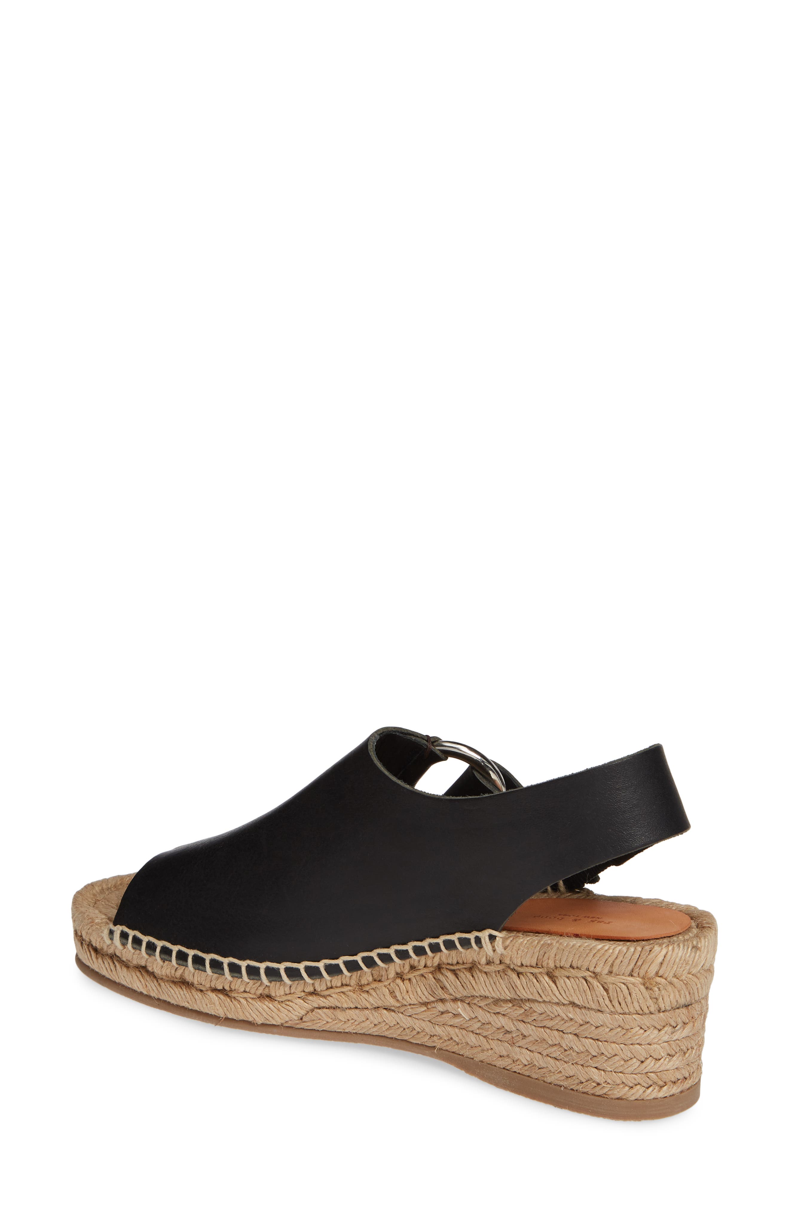 rag & bone Arc Espadrille Wedge Sandal, Alternate, color, 
