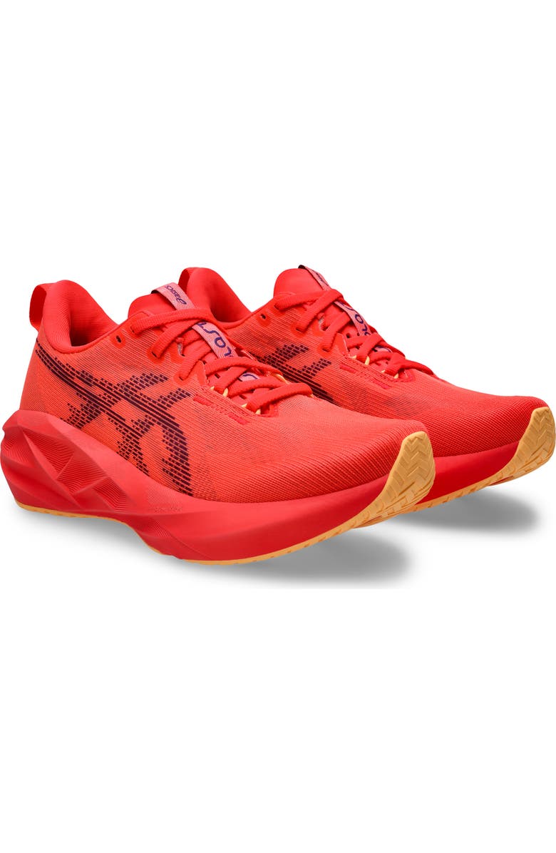 ASICS<sup>®</sup> NOVABLAST<sup>®</sup> 5 Running Shoe, Main, color, Flash Red/ Edo Purple