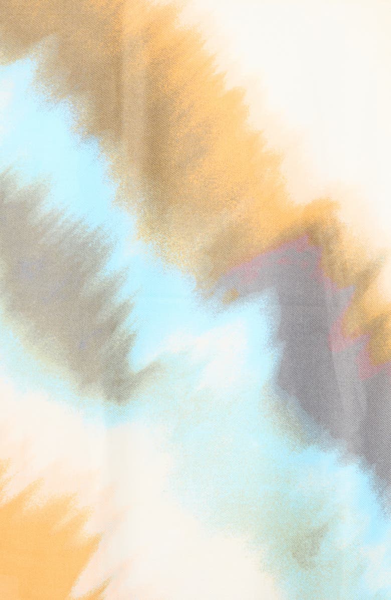 Vince Camuto Tie Dye Supersoft Square Scarf, Alternate, color, Neutral