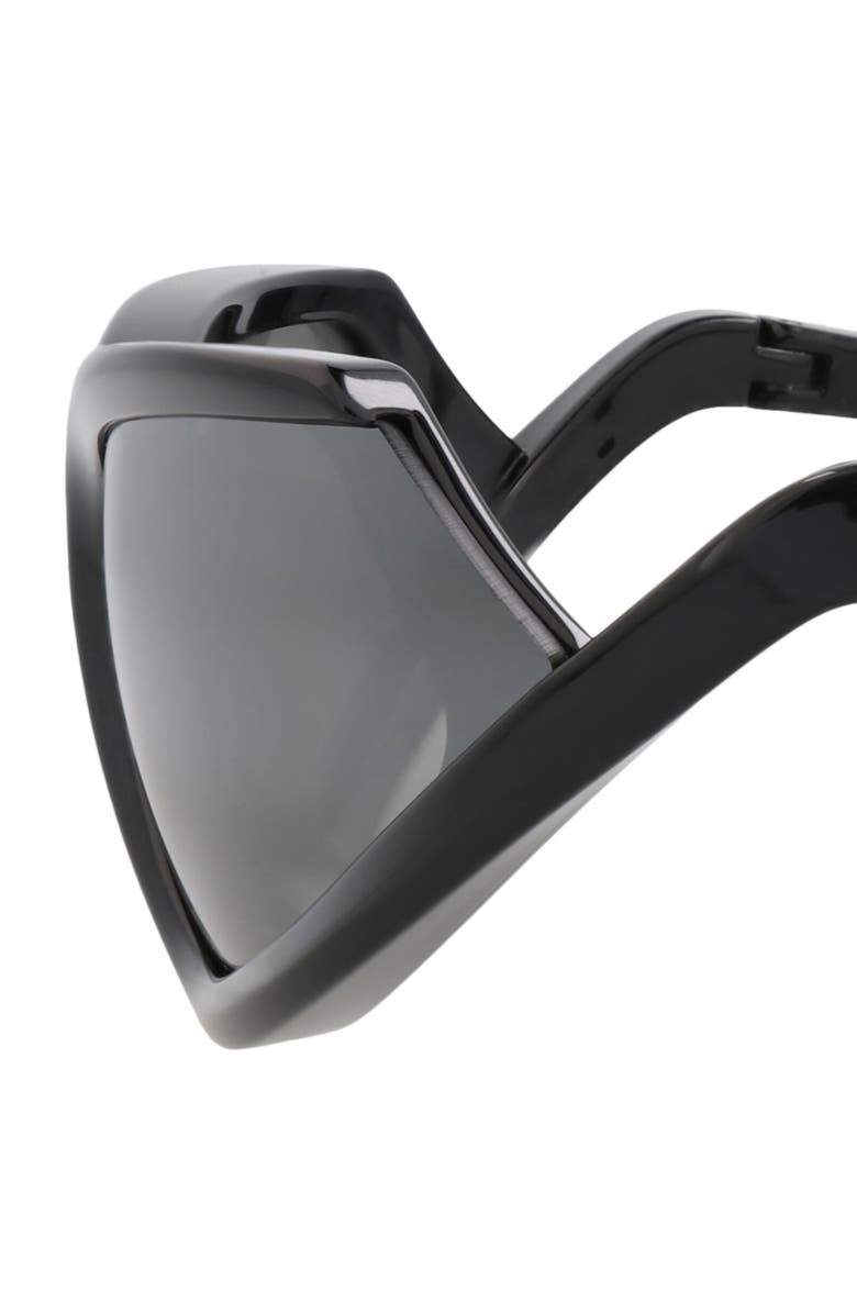 Balenciaga 71mm Shield Sunglasses, Alternate, color, 