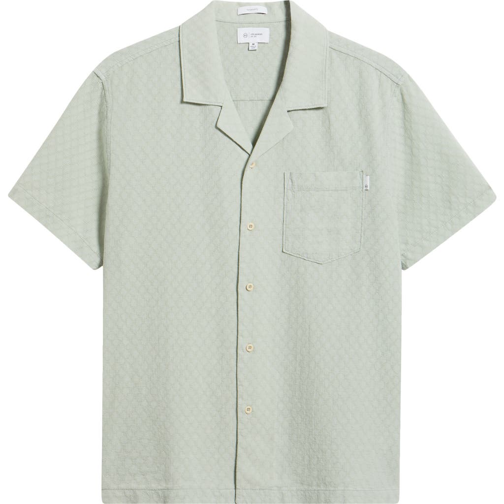Ag Foster Cotton & Linen Blend Camp Shirt