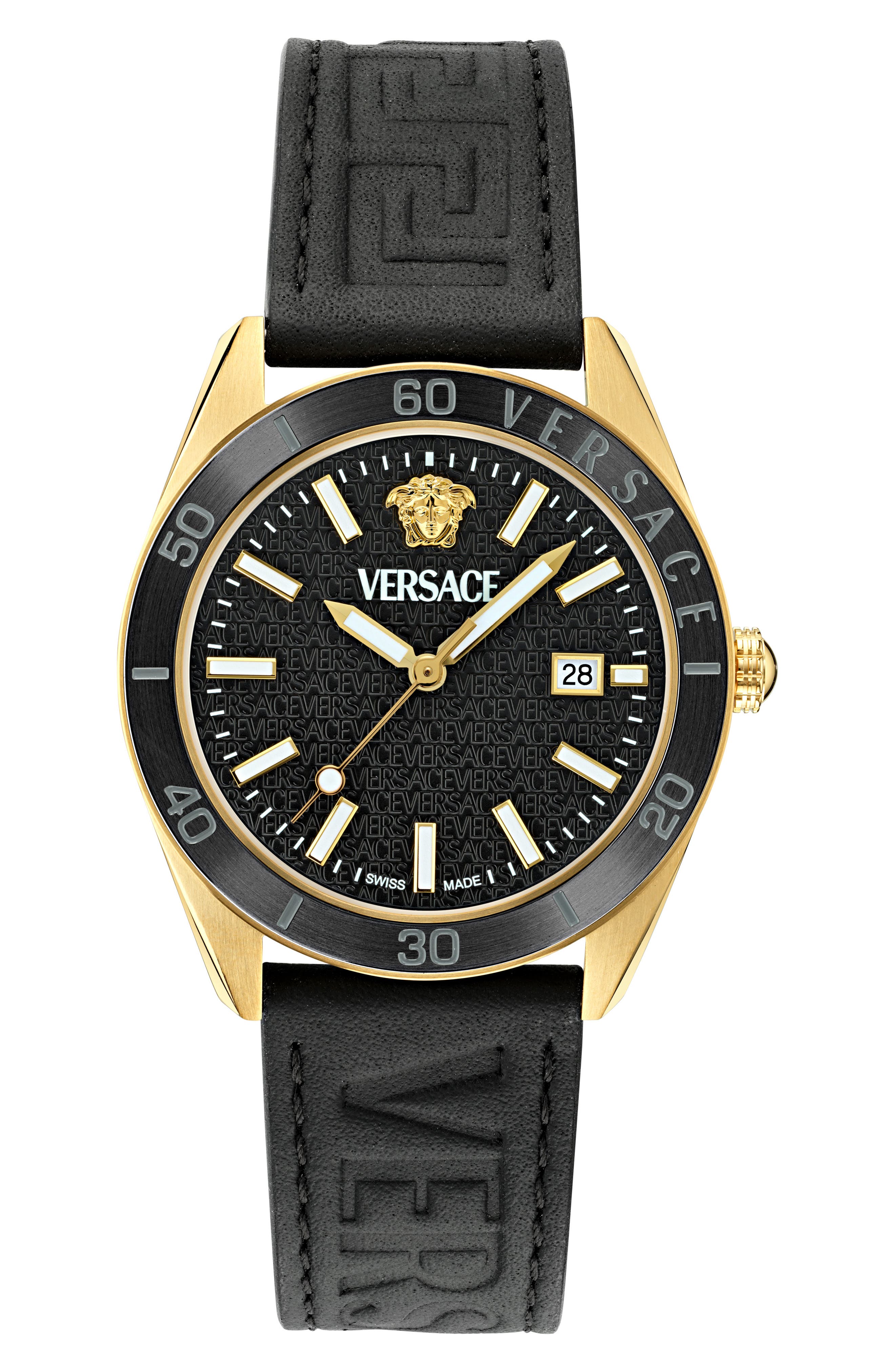 Versace V-Dome Watch, 42mm