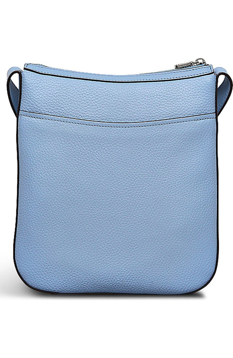 Radley Longford Lane Slim Leather Crossbody Bag, Alternate, color, Smoke Blue