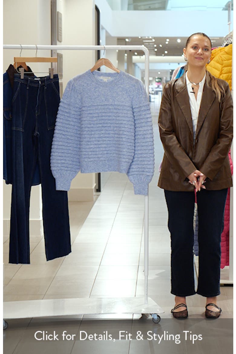 Scalloped Crewneck Sweater video