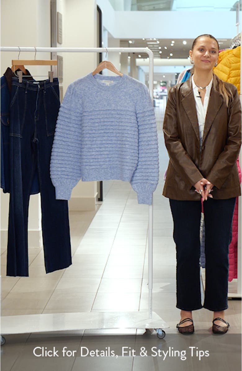 Scalloped Crewneck Sweater, sales video thumbnail