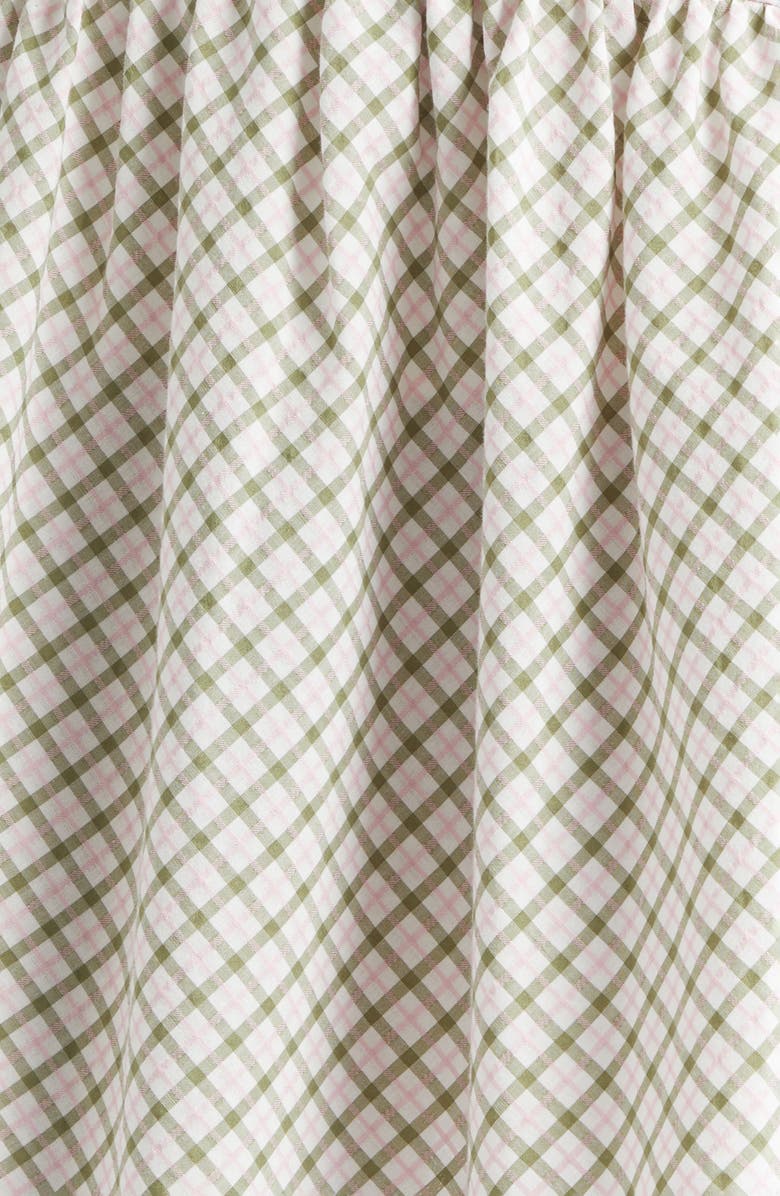 Derek Lam 10 Crosby Wallis Plaid Cotton Blend Miniskirt, Alternate, color, Army Green Plaid