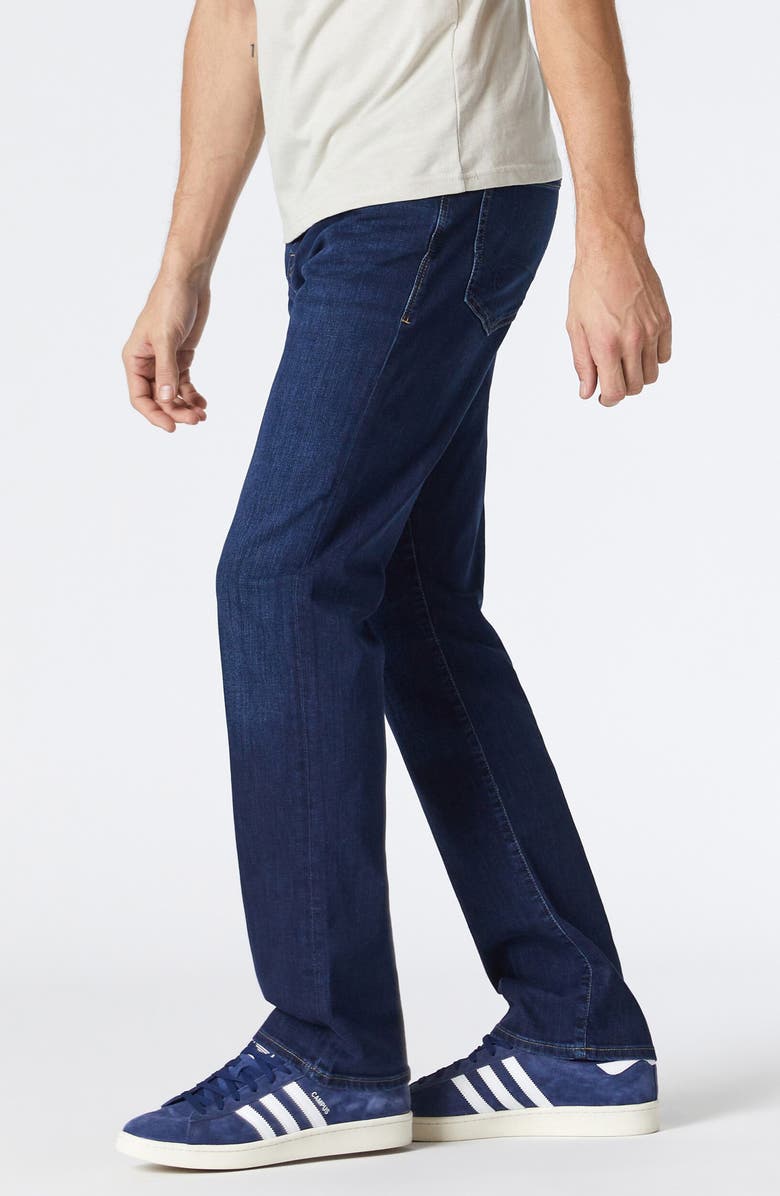 Mavi Jeans Matt Relaxed Straight Fit Jeans, Alternate, color, Deep Brushed Williamsburg