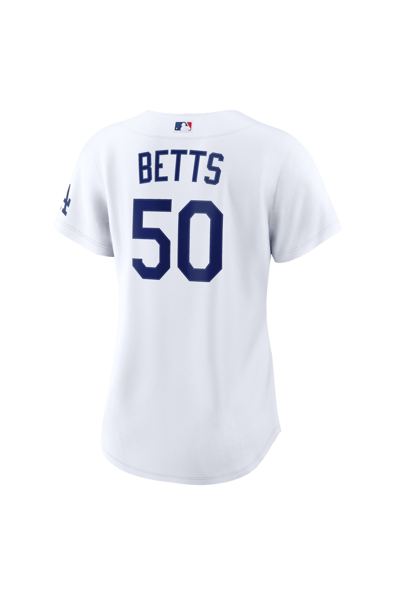 Women's  Nike Mookie Betts White Los Angeles Dodgers Home Stadium Jersey, Alternate, color, White