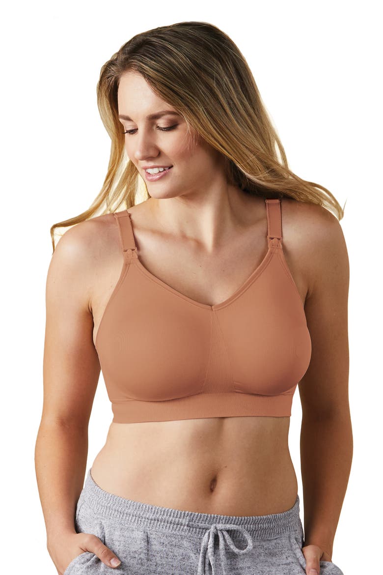 Body Silk Seamless Full Cup Nursing Bra, Alternate, color, CINNAMON