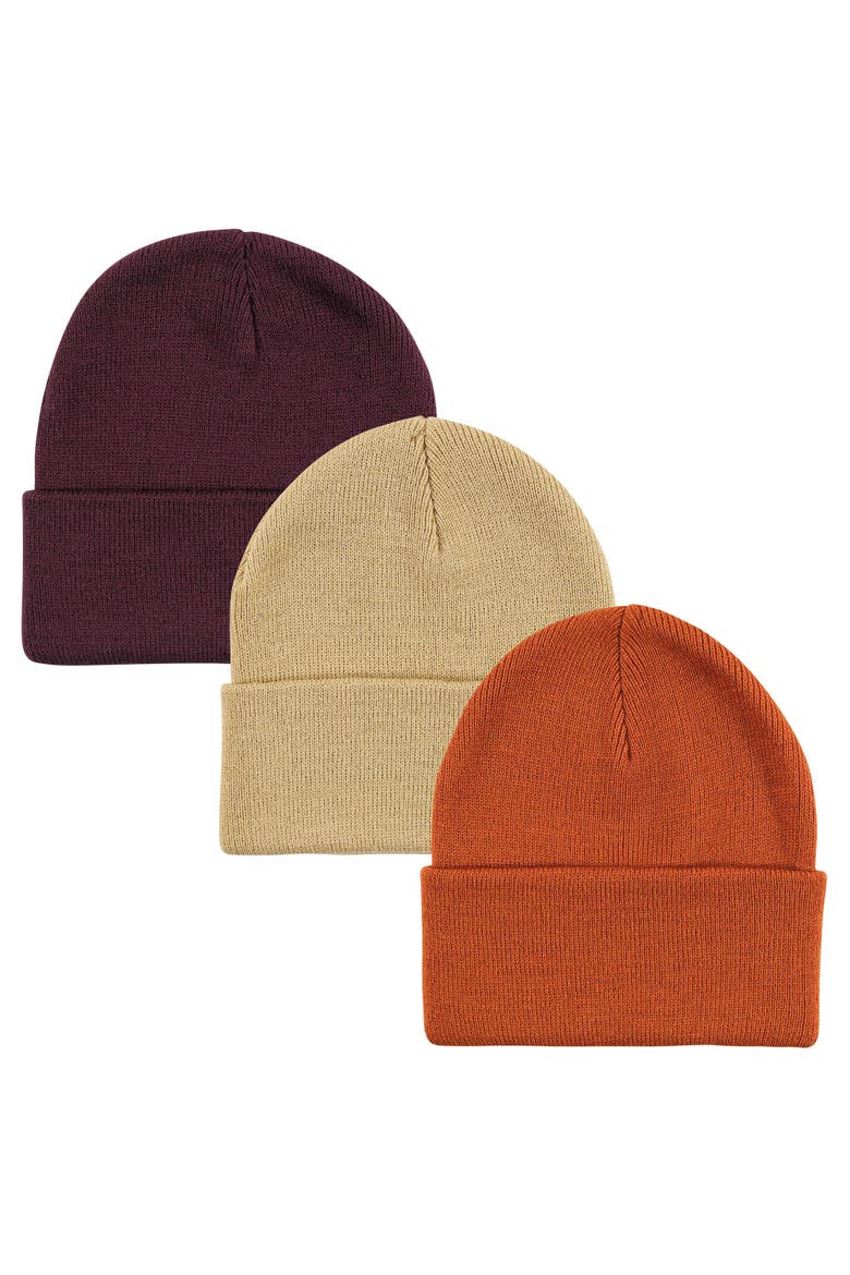 Cuffed Beanies and Knit Caps, Main, color, Rust