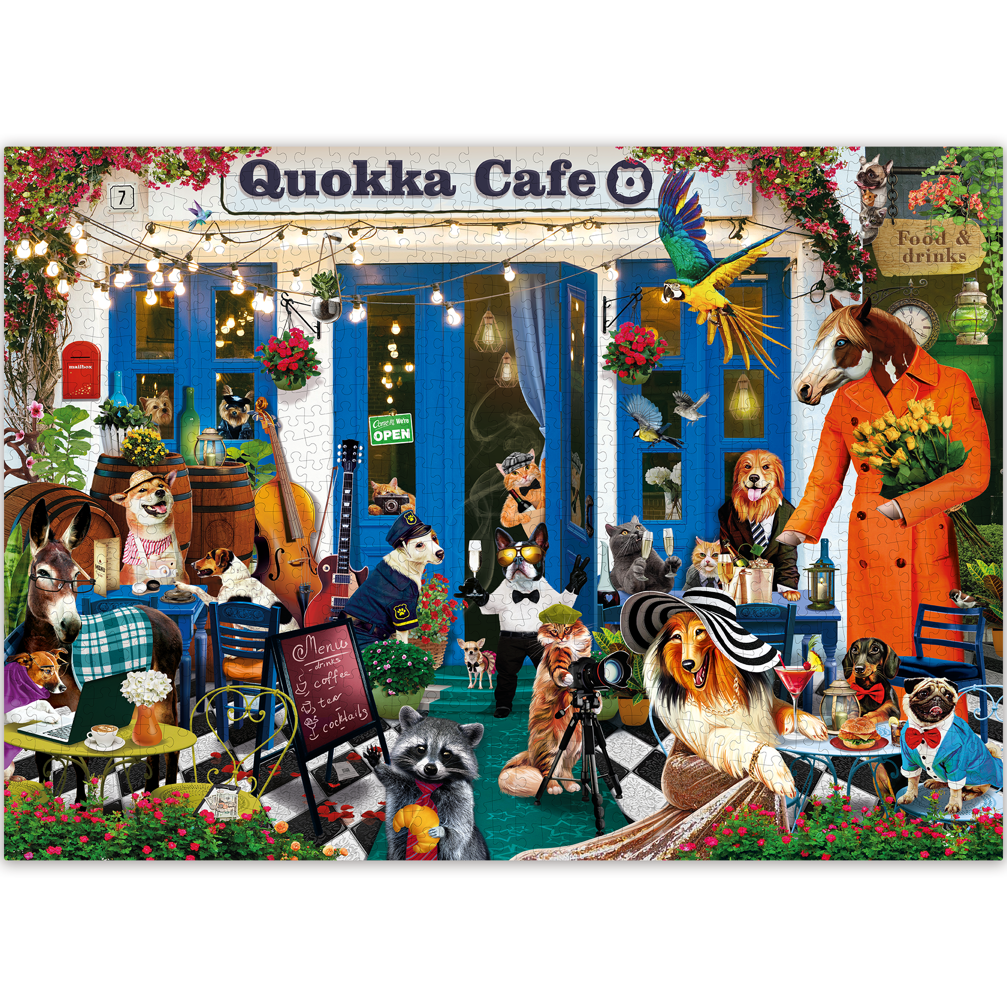 Animals in Café