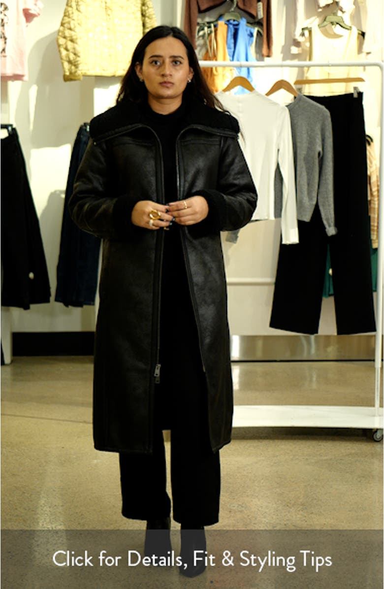 Faux Shearling Coat, sales video thumbnail