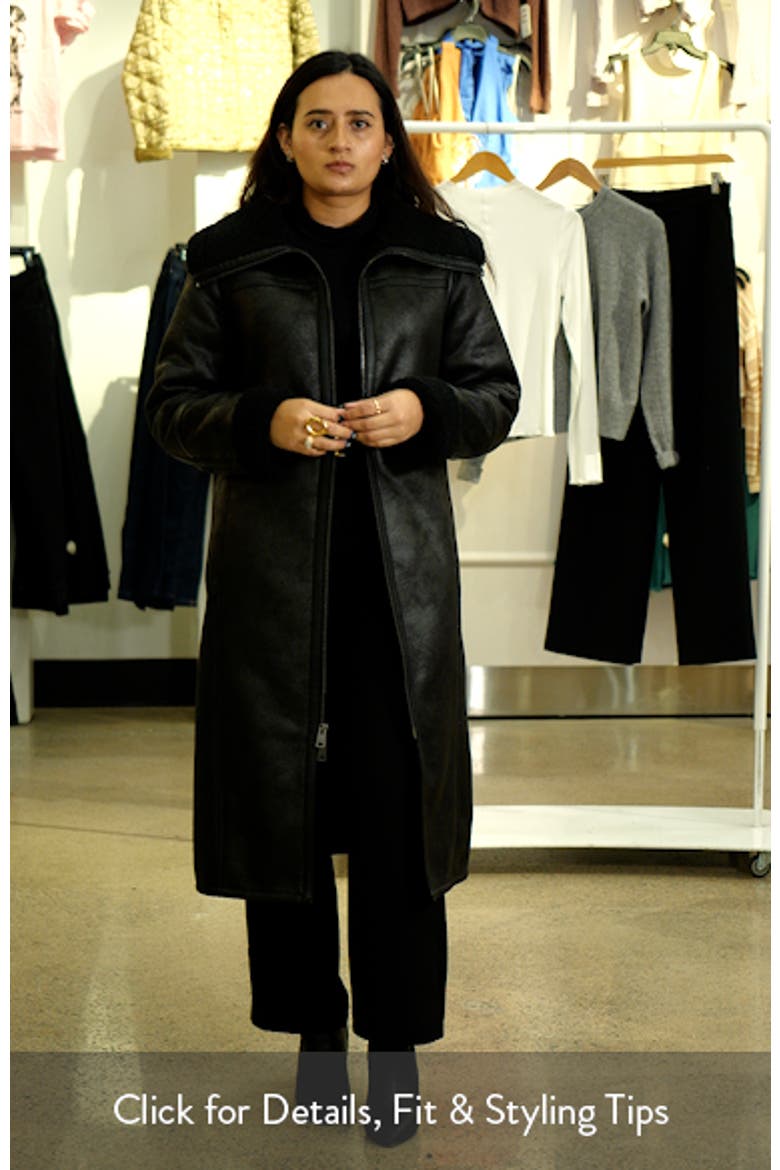 Faux Shearling Coat video