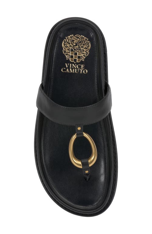 Vince Camuto Genri Flip Flop In Black
