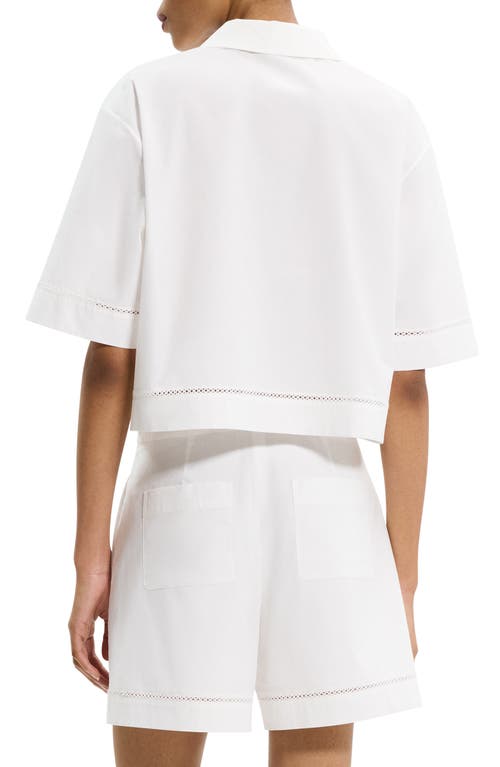 Theory Short Sleeve Boxy Shirt