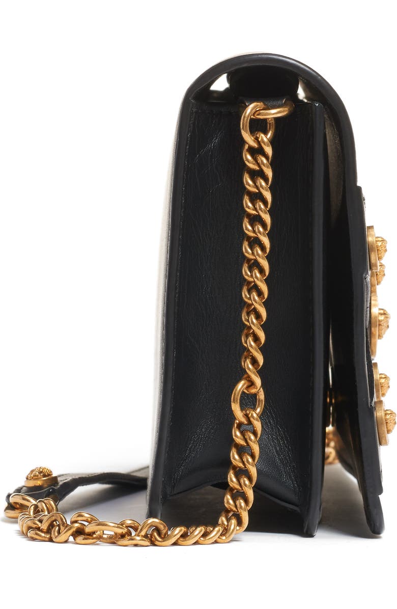 Versace Tribute Leather Shoulder Bag, Alternate, color,