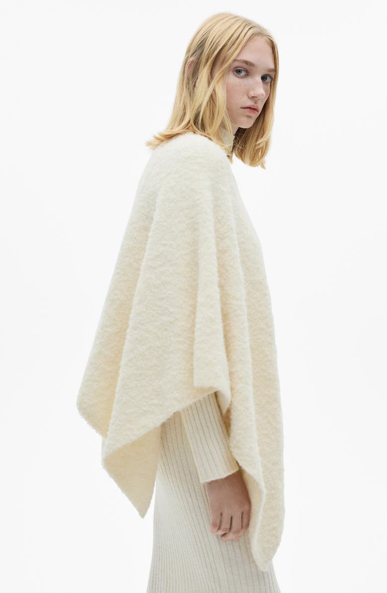 MANGO Crewneck Poncho, Alternate, color,